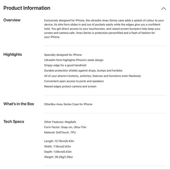 OtterBox Aneu Series Case with MagSafe for iPhone 12 mini - Picture 9 of 10